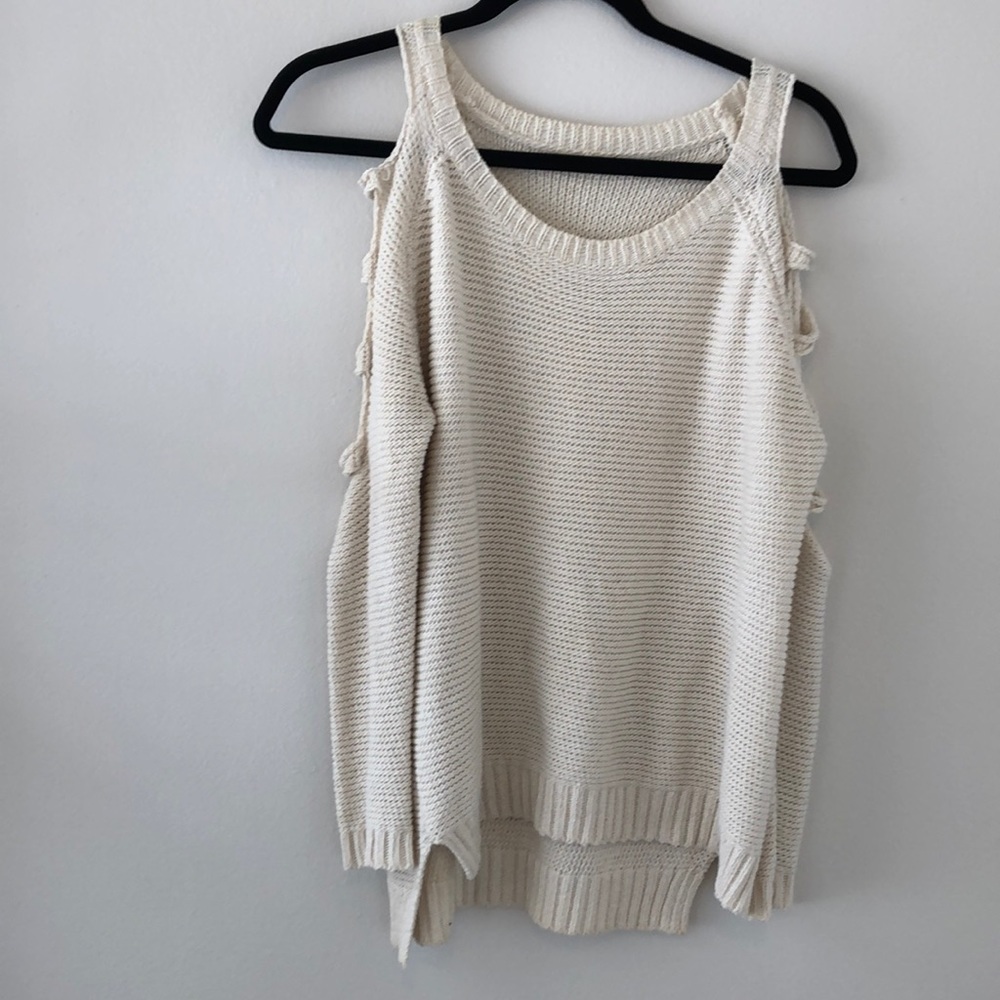 Gianni bini cream sweater